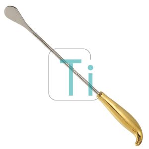 Oval spatulated dissector