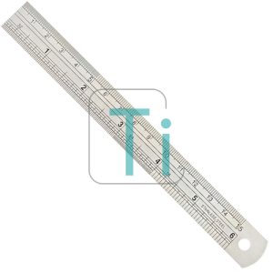 Metal ruler