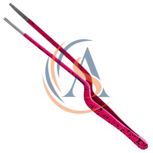 Plating Tweezers - Pink/Black