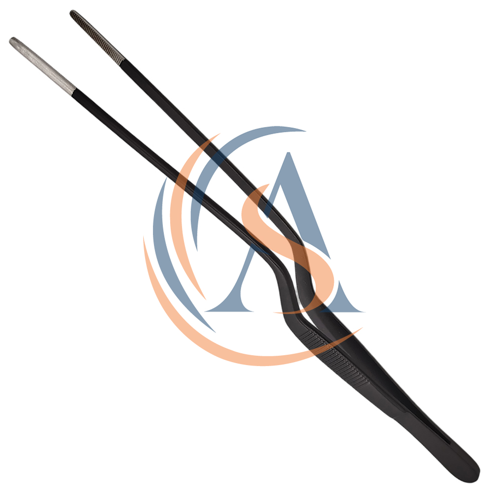 Offset Chef Plating Tweezers